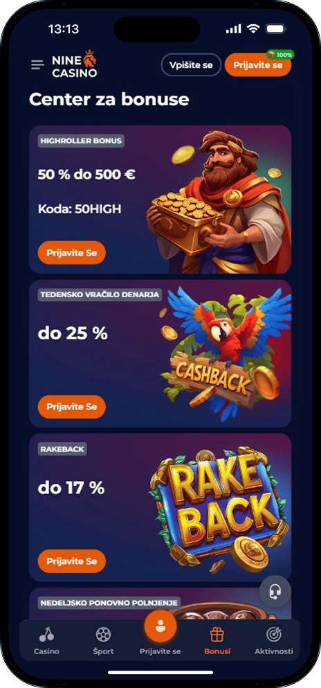 Devet promocij v igralnici